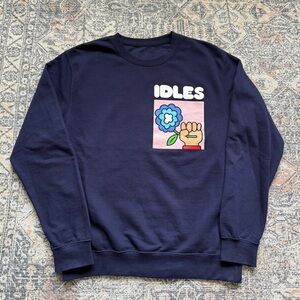 IDLES Band Navy Sweatshirt